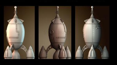 3D модель Паровая ракета (STL)