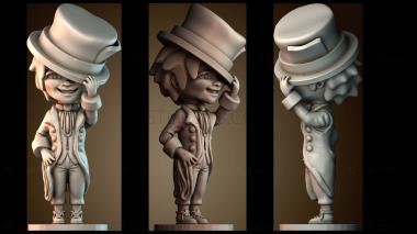 3D модель Чиби Шляпник (STL)