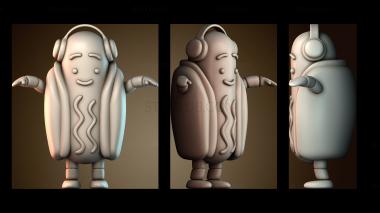3D модель Хот дог (STL)