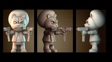 3D модель Маленький Медведь (STL)