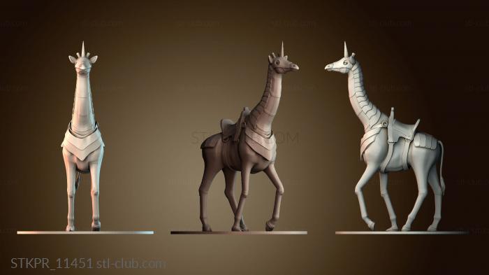 Статуэтки упрощенные Бронированный жираф