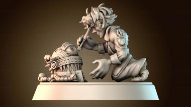 3D модель Гном изобретатель (STL)