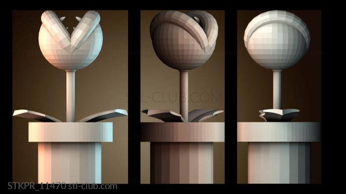 Статуэтки упрощенные Растение Пиранья