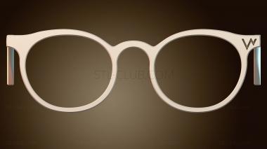 3D модель Круглые очки (STL)