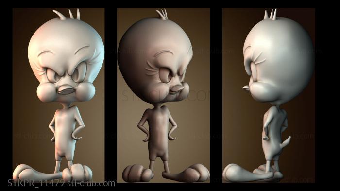 Статуэтки упрощенные Птица Твити