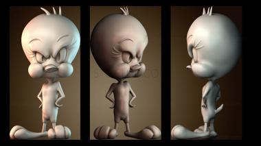 3D модель Птица Твити (STL)