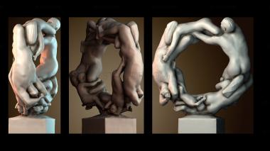 3D модель Колесо жизни в парке скульптур Вигеланда, Норвегия (STL)