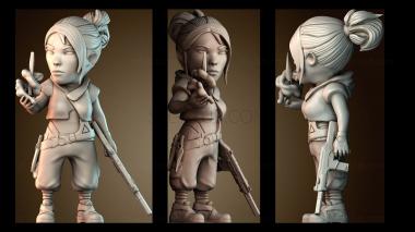 3D модель Доблестный Чиби Джетт (STL)