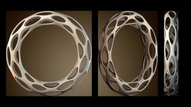 3D модель Браслет Вороного (STL)