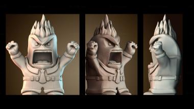 3D модель Гнев Головоломка Pixar (STL)