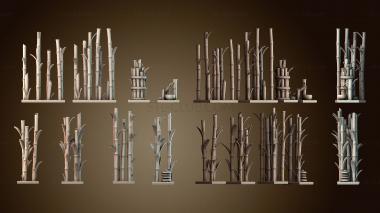 3D модель Бамбуковый ландшафт (STL)