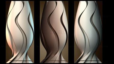 3D модель Лампа «Золотая волна» (STL)