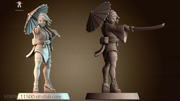 Статуэтки упрощенные Куноичи