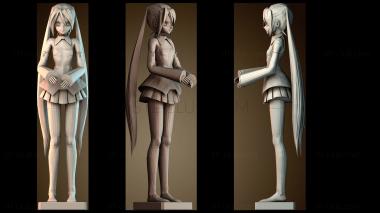 3D модель Мисс Мику Хацунэ (STL)