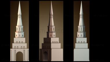 3D модель Башня Сююмбике (STL)