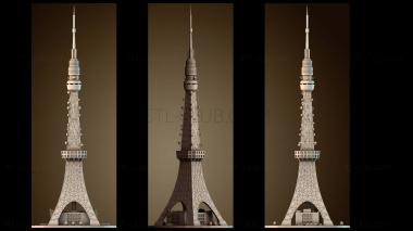 3D модель Токийская башня — Япония (STL)