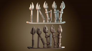 3D модель Факелы (STL)