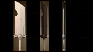 3D модель Меч охотника на троллей (STL)