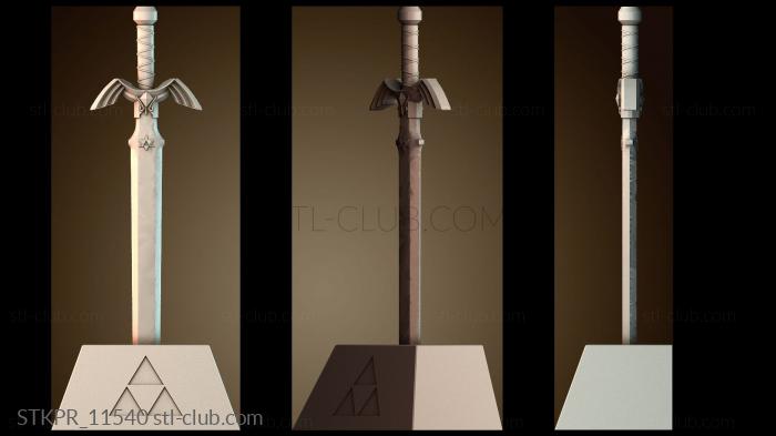 Статуэтки упрощенные Zelda Master Sword Pen