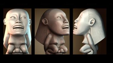 3D модель Чачапоянский идол плодородия Индиана Джонс (STL)