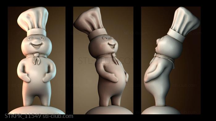 Статуэтки упрощенные Пончик