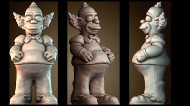 3D модель Красти Клоун (STL)