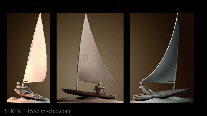 Статуэтки упрощенные Лазерный катер