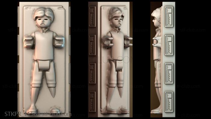 Статуэтки упрощенные Хан Соло в карбоните