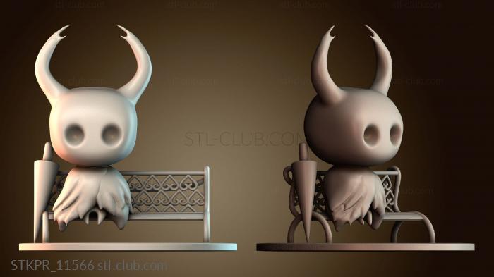 Статуэтки упрощенные Hollow Knight — Рыцарь на скамье