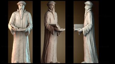 3D модель Джон Кальвин (STL)