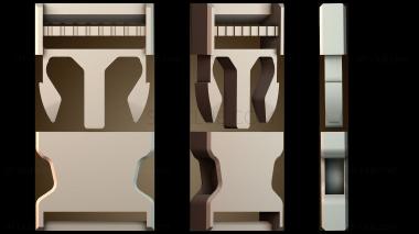 3D модель Пластиковая пряжка (STL)