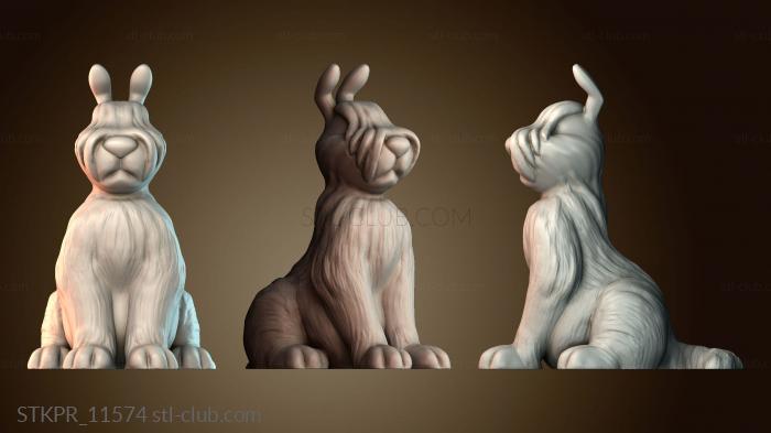 Статуэтки упрощенные Сэм Овчарка