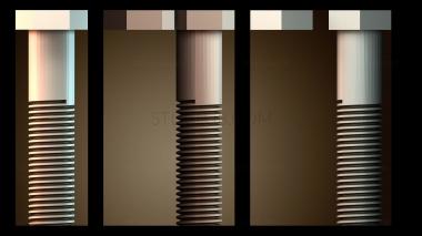 3D модель Масштабируемый болт (STL)