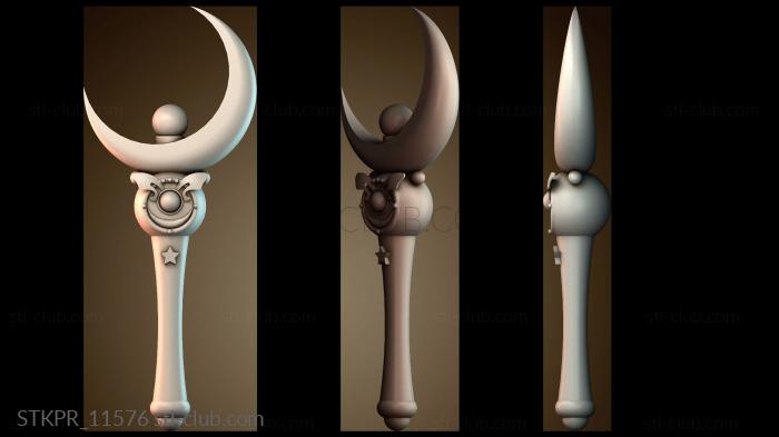 Статуэтки упрощенные Рисунок Луны Сейлор Мун