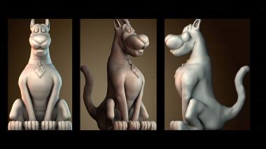 3D модель Собака Скуби Ду (STL)