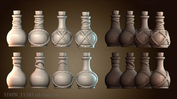 Статуэтки упрощенные Бутылки для зелий