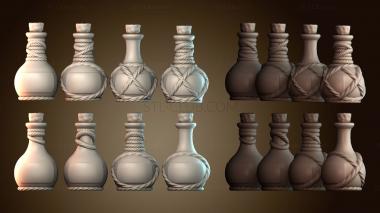 3D модель Бутылки для зелий (STL)