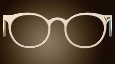 3D модель Круглые очки (STL)