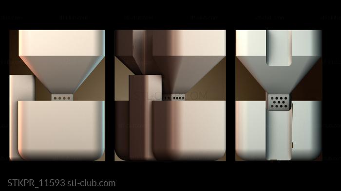 Статуэтки упрощенные Плиточный самополивающийся контейнер для растений