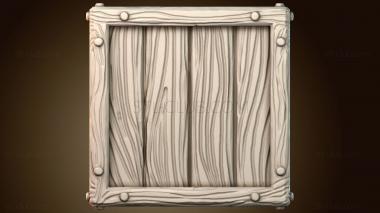 3D модель Деревянный ящик (STL)