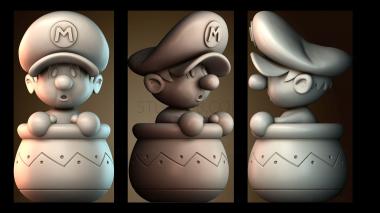 3D модель Малыш Марио (STL)