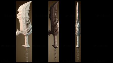 3D модель Кратос Клинок хаоса (STL)