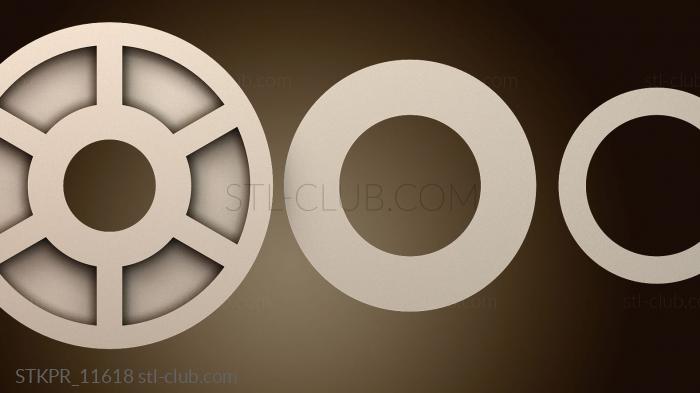 Миниатюрные реквизиты для катушек с нитью