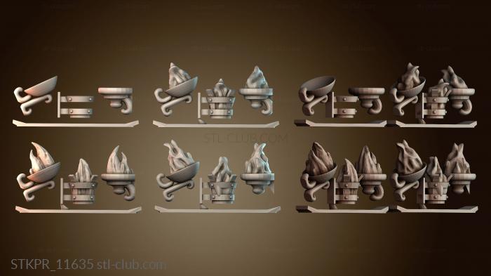 Статуэтки упрощенные Жаровни