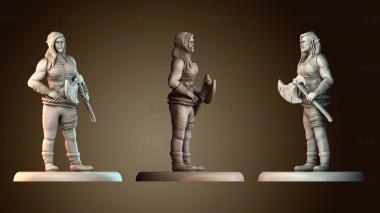 3D модель Полуорк варвар (STL)