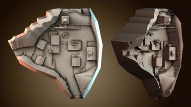 3D модель Деревня Какарико Zelda Ocarina Of Time (STL)