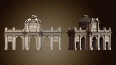 3D модель Пуэрта де Алькала Мадрид (STL)