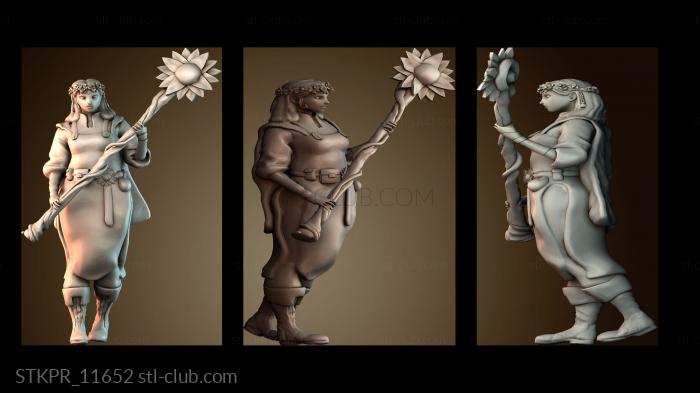 Статуэтки упрощенные Подсолнух Друид