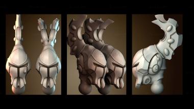 3D модель Голова титана (STL)