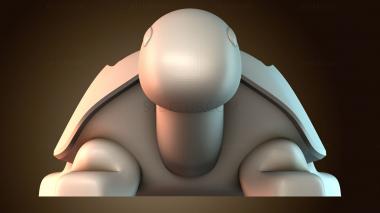 3D модель Кашпо для черепах (STL)